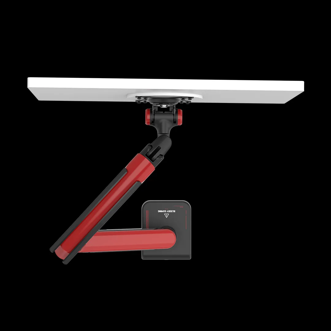 A4Tech Bloody DM-8 Sports Monitor Arm Desk Mount Stand, Gas Spring Arm, 17–39 Inch Screens, Up to 9kg, Adjustable Tilt & Swivel - Sports Black 2 A4Tech Bloody DM-8 Sports Monitor Arm Desk Mount Stand, Gas Spring Arm, 17–39 Inch Screens, Up to 9kg, Adjustable Tilt & Swivel - Sports Black - Image 2