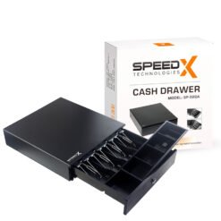Alternative view of SpeedX SP-320A Cash Drawer 4 Bill and 5 Coins Sections POS and Printer Compatible with High Temperature Paint