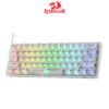 Redragon K617 RGB Full-Transparent Mechanical Gaming Keyboard White Wired 60% Custom Linear Switch 11 Redragon K617 RGB