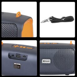 Kisonli KS-2003 Solar Magnetic Bluetooth Speakers Portable Outdoor Speaker with Solar Panel for Recharging 9 Kisonli KS-2003 Solar Magnetic Bluetooth Speakers Portable Outdoor Speaker with Solar Panel for Recharging - Image 4