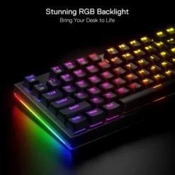 Redragon K670 ARGO Wired Mechanical Gaming Keyboard with Side RGB Panel Red Silent Switches Hot Swappable 11 Redragon K670