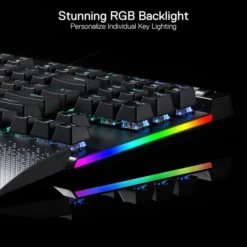 Alternative view of Redragon K587 Pro MAGIC-WAND TKL Wireless Mechanical Gaming Keyboard with Side RGB Lights Red Switches Tri-Mode Connectivity