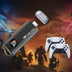 Alternative view of X6 Classic 8K Games Stick Console 40000+ Games 64GB with Wireless 2.4g Controllers