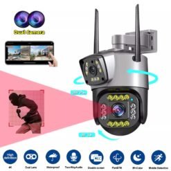 SpeedX SPZ-702 PTZ 2 Camera Lens Wifi Security Camera for Outdoor 4mp Color Night Vision with V380 Pro App 15 SpeedX SPZ-702