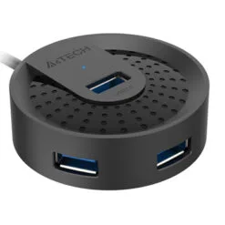 Alternative view of A4Tech HUB-30C Type-C 4 Ports USB 3.0 HUB Super-Speed Transfer 5120 Mbps Micro USB Power Input Port