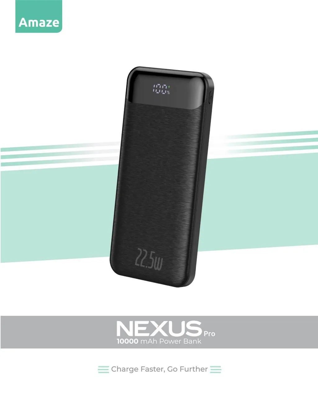 Amaze A231 Nexus Pro 10000mAh 22.5W Power Bank Dual Input Micro USB & USB-C 5 Amaze A231
