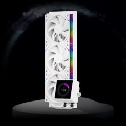 Alternative view of Thermalright Peerless Vision 360 ARGB White CPU Aio Cooler 360 with 3.95’’IPS LCD Screen Wireless Splicing Fans