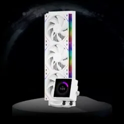 Alternative view of Thermalright Peerless Vision 360 ARGB White CPU Aio Cooler 360 with 3.95’’IPS LCD Screen Wireless Splicing Fans