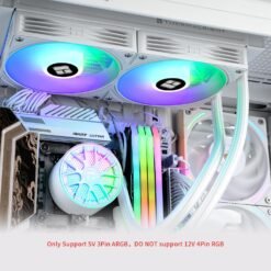 Thermalright Aqua Elite 240 V6 ARGB White CPU Liquid Cooler Efficient PWM Controlled Pump 11 Thermalright Aqua Elite 240 V6 ARGB White