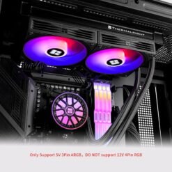 Thermalright Aqua Elite 240 V6 ARGB Black CPU Liquid Cooler Efficient PWM Controlled Pump - Image 6