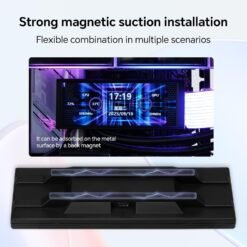 Alternative view of Thermalright Trofeo Vision LCD Black AIO Screen Display 6.86” with USB Type-C Connect for Real-Time Hardware Monitoring for Gaming PC Case/CPU Cooler