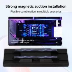 Alternative view of Thermalright Trofeo Vision LCD Black AIO Screen Display 6.86” with USB Type-C Connect for Real-Time Hardware Monitoring for Gaming PC Case/CPU Cooler