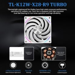Thermalright Wonder Vision 360 Turbo ARGB White CPU Water Cooler, 60HZ Curved Screen with 2400x1080 Resolution 11 Thermalright Wonder Vision 360 Turbo ARGB White CPU Water Cooler, 60HZ Curved Screen with 2400x1080 Resolution - Image 5