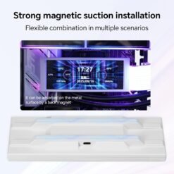 Thermalright Trofeo Vision LCD White AIO Screen Display 6.86” with USB Type-C Connect for Real-Time Hardware Monitoring for Gaming PC Case/CPU Cooler 8 Thermalright Trofeo Vision LCD White AIO Screen Display 6.86” with USB Type-C Connect for Real-Time Hardware Monitoring for Gaming PC Case/CPU Cooler - Image 3