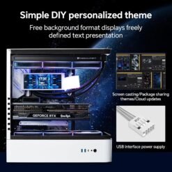 Thermalright Trofeo Vision LCD White AIO Screen Display 6.86” with USB Type-C Connect for Real-Time Hardware Monitoring for Gaming PC Case/CPU Cooler 10 Thermalright Trofeo Vision LCD White AIO Screen Display 6.86” with USB Type-C Connect for Real-Time Hardware Monitoring for Gaming PC Case/CPU Cooler - Image 5