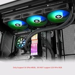 Thermalright Aqua Elite 360 V6 ARGB Black CPU Liquid Cooler Efficient PWM Controlled Pump 11 Thermalright Aqua Elite 360 V6 ARGB Black CPU Liquid Cooler Efficient PWM Controlled Pump - Image 5