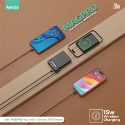 Amaze A246 MAGPRO 10000mAh Magnetic Wireless Powerbank 20W Compact Size Type-C 10 Amaze A246 MAGPRO 10000mAh Magnetic Wireless Powerbank 20W Compact Size Type-C - Image 4