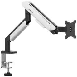 Alternative view of AndaSeat Stealth Pro II Ergonomic Single Monitor Arm A9 White with Cable Management Route