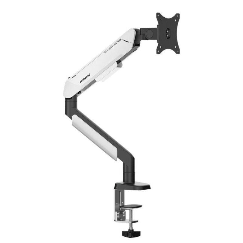 AndaSeat Stealth Pro II Ergonomic Single Monitor Arm A9 White with Cable Management Route 18 AndaSeat Stealth Pro II