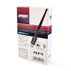 Alternative view of SpeedX Alfa W114 Wifi USB Adapter 300Mbps with Antenna 3dbi Rtl8188ftv-Vc