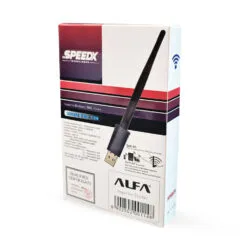 Alternative view of SpeedX Alfa W114 Wifi USB Adapter 300Mbps with Antenna 3dbi Rtl8188ftv-Vc