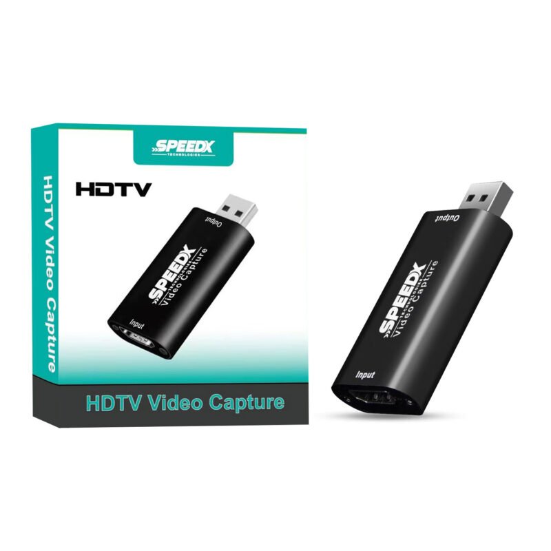 SpeedX VC-6A USB Audio Video Capture Card HDTV 4K 1080P for Windows, Android and Mac OS 8 SpeedX VC-6A