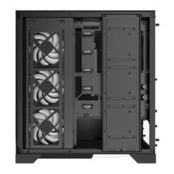 XPG INVADER X Mid-Tower Gaming PC Case Black with Panoramic View and 4 Fans Included - Image 4