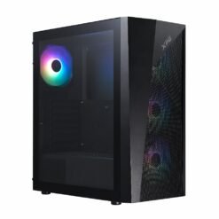 Alternative view of XPG LANDER 500 MID-TOWER Gaming PC Case CHASSIS with 4 Fans Black