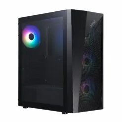 Alternative view of XPG LANDER 500 MID-TOWER Gaming PC Case CHASSIS with 4 Fans Black