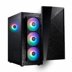 XPG LANDER 500 MID-TOWER Gaming PC Case CHASSIS with 4 Fans Black 10 XPG LANDER 500 MID-TOWER Gaming PC Case CHASSIS with 4 Fans Black - Image 5