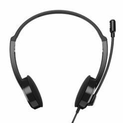 Alternative view of RAPOO H102 Wired Stereo Headphone with Mic 3.5mm Double Pin Jack Adjustable Headband Comfortable Design for Calls and Office Use