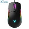 RAPOO VT200 IR Optical Wired RGB Gaming Mouse 6200Dpi 8 Programmable Buttons Onboard Memory 12 RAPOO VT200