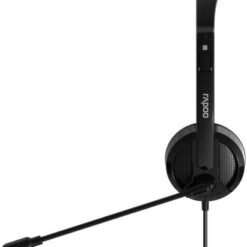 RAPOO H101 Wired Stereo Headphone with Mic 3.5mm Single Pin Jack Adjustable headband Comfortable Design for Calls and Office Use 7 RAPOO H101 Wired Stereo Headphone with Mic 3.5mm Single Pin Jack Adjustable headband Comfortable Design for Calls and Office Use - Image 3