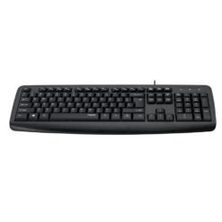 RAPOO NK2600 Spill-Resistant Wired USB Keyboard Black with Multimedia Hot Keys 6 RAPOO NK2600 Spill-Resistant Wired USB Keyboard Black with Multimedia Hot Keys - Image 3