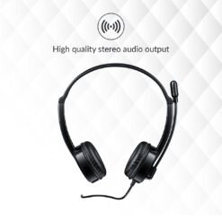 RAPOO H100 Stereo Wired On Ear Headphones with Noise-Reduction Mic 3.5mm Single Jack Adjustable 7 RAPOO H100