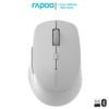RAPOO M300 Silent Wireless Mouse Light Grey 1600 DPI Sensor Bluetooth and 2.4G Dual Connectivity Multi Device 8 RAPOO M300 Silent