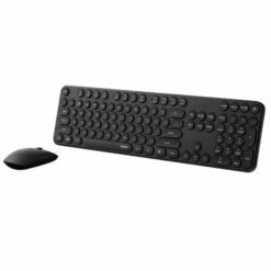 Alternative view of RAPOO X260S Wireless Keyboard and Mouse Combo Set Black Slim Design with Round Keys