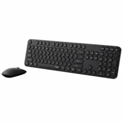 Alternative view of RAPOO X260S Wireless Keyboard and Mouse Combo Set Black Slim Design with Round Keys