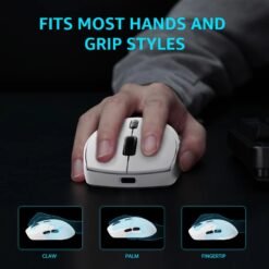 RAPOO VT1 Pro Max Wireless Gaming Mouse White 8K Wired 4K Wireless Polling Rate 30000 Dpi Qi Wireless Charging with 9 Programmable Buttons Pro Sensor - Image 5