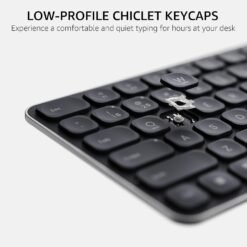 RAPOO 9560M Wireless Keyboard and Mouse Combo Set Blade Series 110-Key Ultra-Thin Keyboard and MT760SE Mouse, Supports 4 Devices Quiet Rechargeable 10 RAPOO 9560M Wireless Keyboard and Mouse Combo Set Blade Series 110-Key Ultra-Thin Keyboard and MT760SE Mouse, Supports 4 Devices Quiet Rechargeable - Image 4