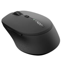 RAPOO M300 Silent Wireless Mouse Black 1600 DPI Sensor Bluetooth and 2.4G Dual Connectivity Multi Device 7 RAPOO M300 Silent