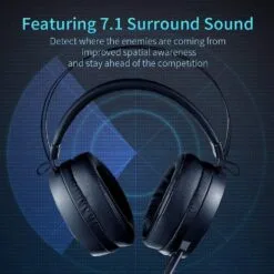 Alternative view of RAPOO VH160 Wired USB Gaming Headset RGB Virtual 7.1 Channel with Noise Reduction Build-in Mic for PC/Laptop