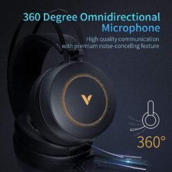 RAPOO VH160 Wired USB Gaming Headset RGB Virtual 7.1 Channel with Noise Reduction Build-in Mic for PC/Laptop 7 RAPOO VH160 Wired USB Gaming Headset RGB Virtual 7.1 Channel with Noise Reduction Build-in Mic for PC/Laptop - Image 3