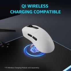 RAPOO VT3 PRO MAX Wireless Gaming Mouse White 8KHz Wired and 4KHz Polling Rate Wireless Connection 30000 DPI 8 Programmable Buttons Wireless Charging Support with Pro Sensor 8 RAPOO VT3 PRO MAX Wireless Gaming Mouse White 8KHz Wired and 4KHz Polling Rate Wireless Connection 30000 DPI 8 Programmable Buttons Wireless Charging Support with Pro Sensor - Image 3