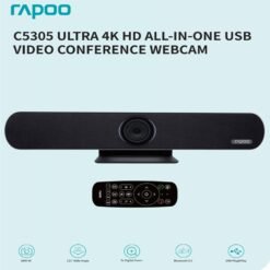 RAPOO C5305 Ultra 4K HD All-in-One USB Video Conference Camera Webcam Full Frequency Hi-Fi Loudspeaker, Support HDMI 1.4b USB3.0 11 RAPOO C5305 Ultra 4K HD All-in-One USB Video Conference Camera Webcam Full Frequency Hi-Fi Loudspeaker, Support HDMI 1.4b USB3.0 - Image 5