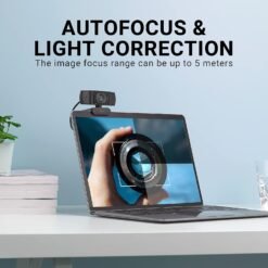 RAPOO C200 720P HD Web Camera 90° Wide Angle Lens with Built-in Omni Directional Noise Cancelling Microphone - Image 4