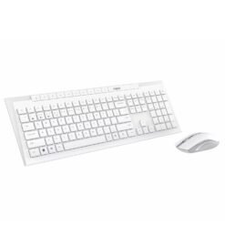 Alternative view of RAPOO 8210M Wireless Keyboard and Mouse Combo Set White for Multiple Devices multi-mode wireless connection Bluetooth and 2.4Ghz