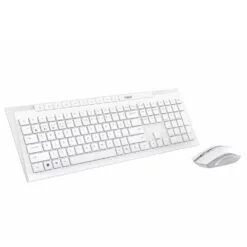 Alternative view of RAPOO 8210M Wireless Keyboard and Mouse Combo Set White for Multiple Devices multi-mode wireless connection Bluetooth and 2.4Ghz