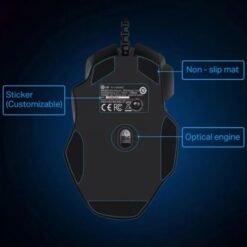 E-YOOSO X-49 Wired RGB Gaming Mouse 12400Dpi with 8 Programmable Buttons and Extra Fire Button Ergonomic Design 10 E-YOOSO X-49 Wired RGB Gaming Mouse 12400Dpi with 8 Programmable Buttons and Extra Fire Button Ergonomic Design - Image 4