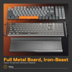 Redragon K648 OLAF 90% Wired Mechanical Gaming Keyboard RGB with Wrist Rest 94 Keys 100% Hot Swappable Metal Design with Extra Space and ESC Key 10 Redragon K648 OLAF 90% Wired Mechanical Gaming Keyboard RGB with Wrist Rest 94 Keys 100% Hot Swappable Metal Design with Extra Space and ESC Key - Image 3